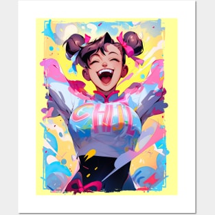 HAPPY ASS SLAPPER HIME - CHUN LI STREET FIGHTER | Anime Manga Gaming Pop Culture Pop Art | PROUD OTAKU Posters and Art